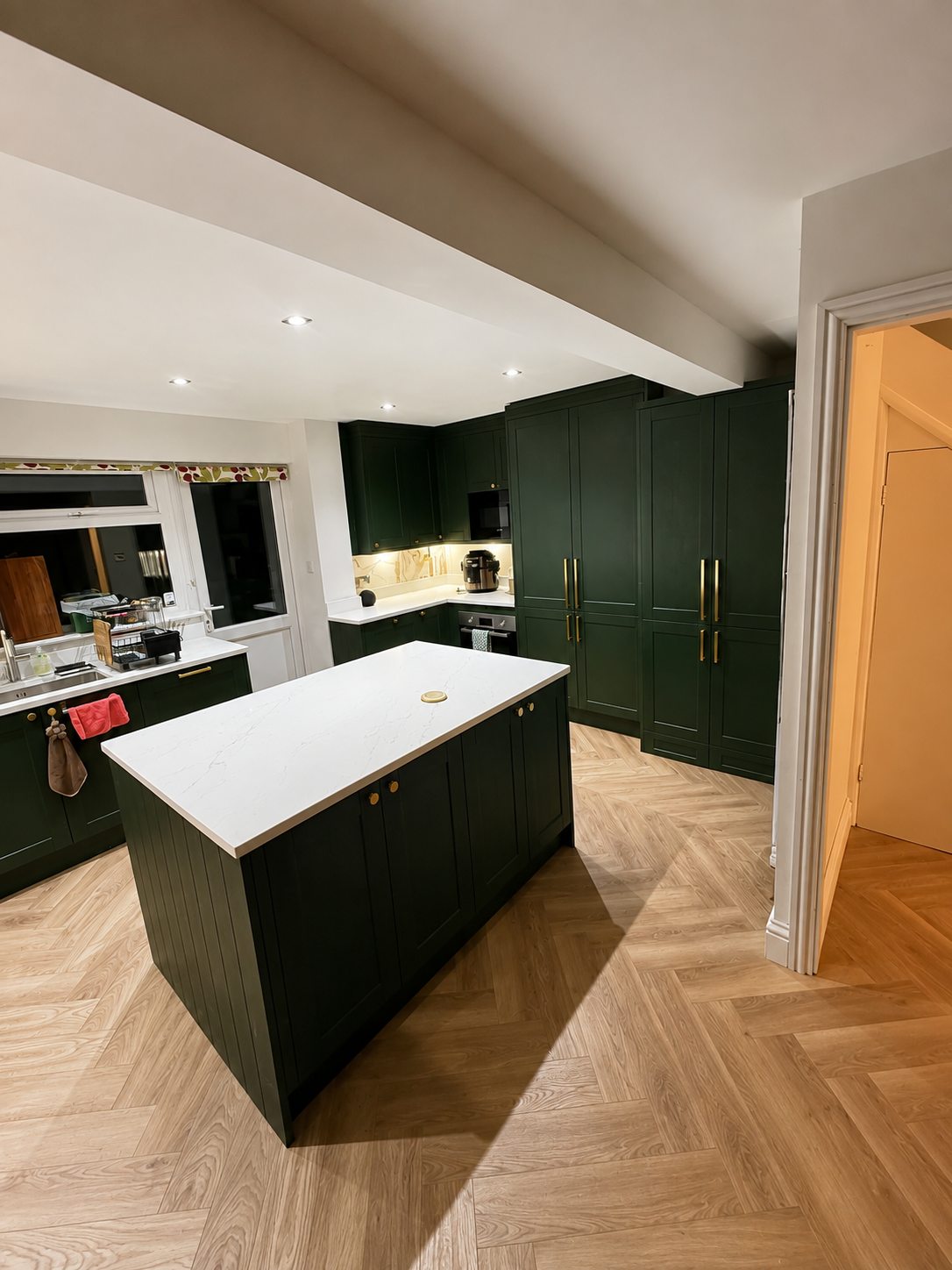 Bespoke handmade oak cabinetry by Nevill Construction Ltd